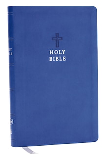 Couverture_NKJV Holy Bible, Value Ultra Thinline, Blue Leathersoft, Red Letter, Comfort Print