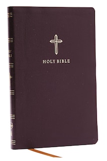 Front cover_NKJV Holy Bible, Ultra Thinline, Burgundy Bonded Leather, Red Letter, Comfort Print