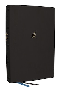 Couverture_The Jonathan Edwards Study Bible: Experience Abiding Joy in Christ (NKJV, Black Genuine Leather, Red Letter, Comfort Print)