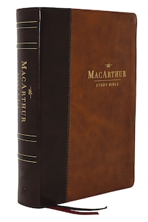 Couverture_LSB MacArthur Study Bible 2nd Edition: Unleashing God's Truth One Verse at a Time (Brown Leathersoft, Comfort Print)