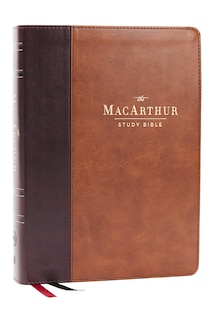 Front cover_LSB MacArthur Study Bible 2nd Edition: Unleashing God's Truth One Verse at a Time (Brown Leathersoft, Comfort Print, Thumb Indexed)