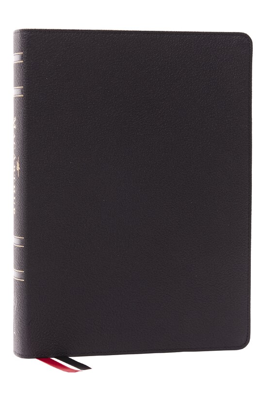 Front cover_LSB MacArthur Study Bible 2nd Edition: Unleashing God's Truth One Verse at a Time (Black Genuine Leather, Comfort Print, Thumb Indexed)
