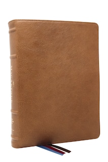 Front cover_LSB MacArthur Study Bible 2nd Edition: Unleashing God's Truth One Verse at a Time (Brown Premium Goatskin Leather, Comfort Print)