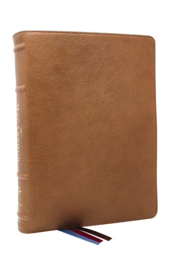 Front cover_LSB MacArthur Study Bible 2nd Edition: Unleashing God's Truth One Verse at a Time (Brown Premium Goatskin Leather, Comfort Print)