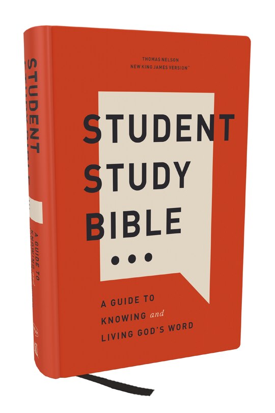 Couverture_Student Study Bible: A Guide to Knowing and Living God’s Word (NKJV, Hardcover, Red Letter, Comfort Print)