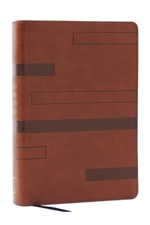 Front cover_Color Code Study Bible, Revealing God's Truth Color by Color (NKJV, Brown Leathersoft, Red Letter, Thumb Indexed)