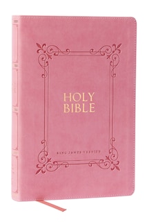 Couverture_KJV Holy Bible: Large Print with 53,000 Center-Column Cross References, Pink Leathersoft, Red Letter, Comfort Print: King James Version