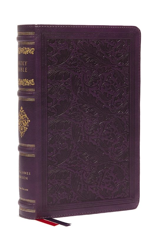 Front cover_KJV Large Print Reference Bible, Purple Leathersoft, Red Letter, Comfort Print (Sovereign Collection)