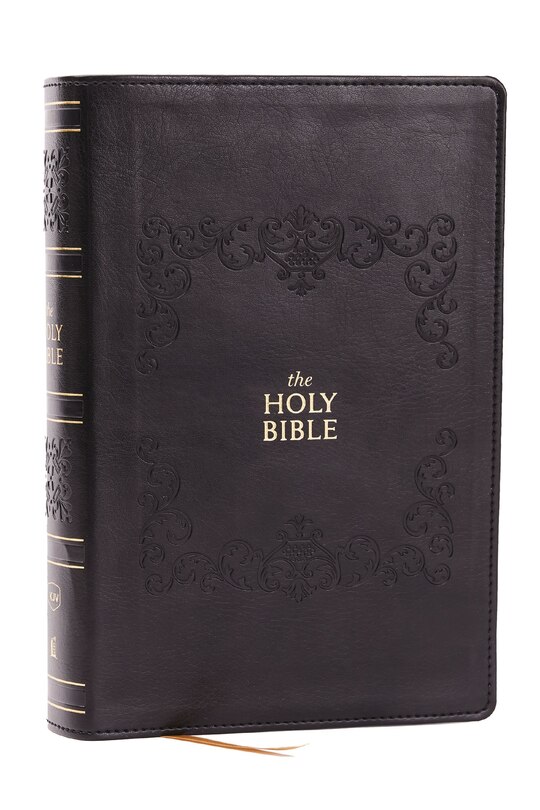 Front cover_KJV Holy Bible: Personal Size Giant Print, Black Leathersoft, Red Letter, Comfort Print: King James Version