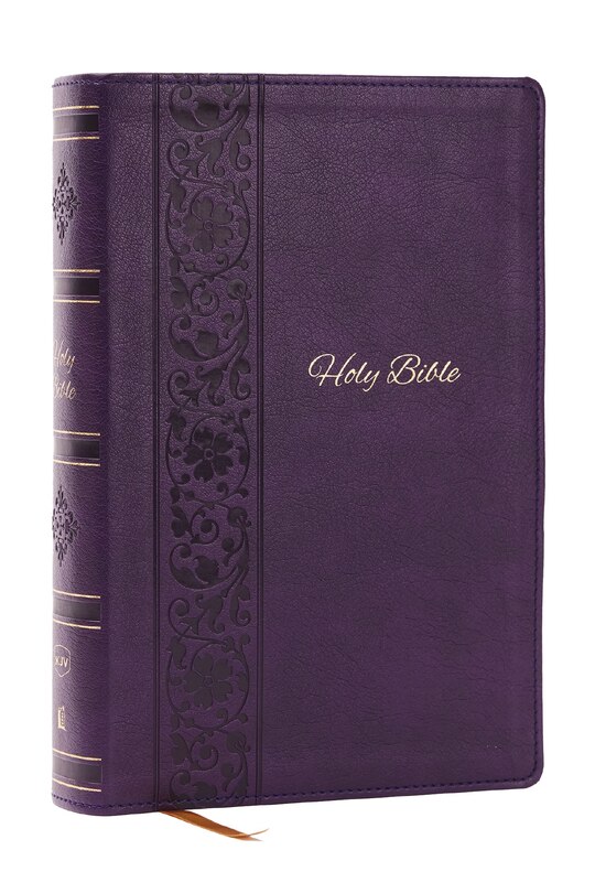Front cover_KJV Holy Bible: Personal Size Giant Print, Purple Leathersoft, Red Letter, Comfort Print: King James Version