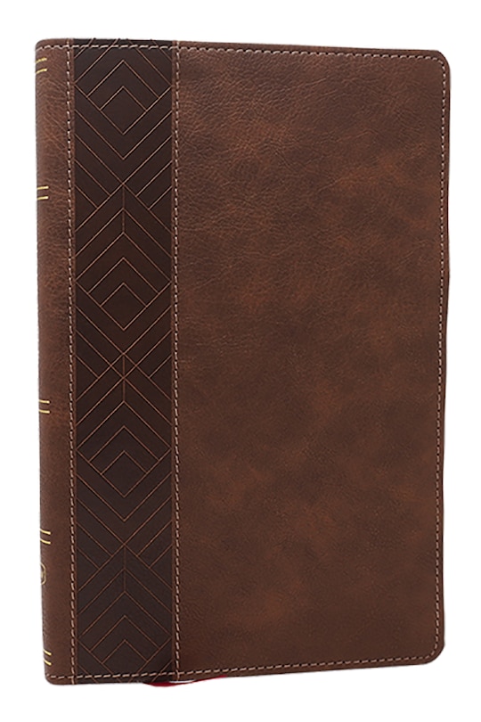Front cover_KJV, Personal Size New Testament, Brown Leathersoft, Red Letter, Comfort Print