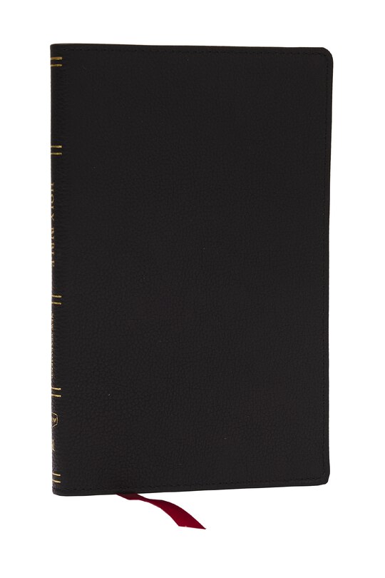 Couverture_KJV, Personal Size New Testament, Black Genuine Leather, Red Letter, Comfort Print