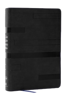 Couverture_Color Code Study Bible, Revealing God's Truth Color by Color (KJV, Black Leathersoft, Red Letter, Thumb Indexed)