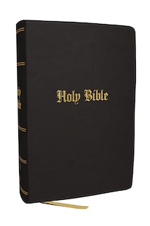 Couverture_KJV Compact Large Print Bible, Black Leathersoft, Red Letter, Comfort Print