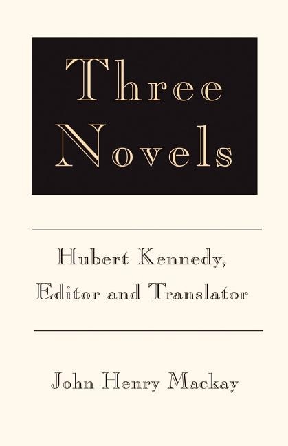Couverture_Three Novels