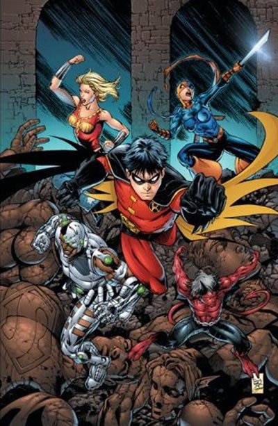 Front cover_Teen Titans Vol 06: Titans Around The World