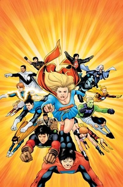 Front cover_Supergirl & the Legion of Super Heroes: The Quest for Cosmic Boy
