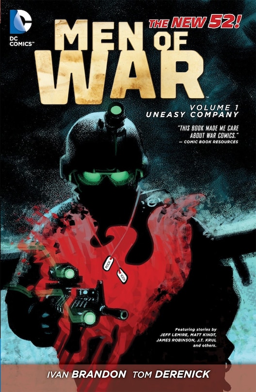 Front cover_Men Of War Vol. 1: Uneasy Company (the New 52)