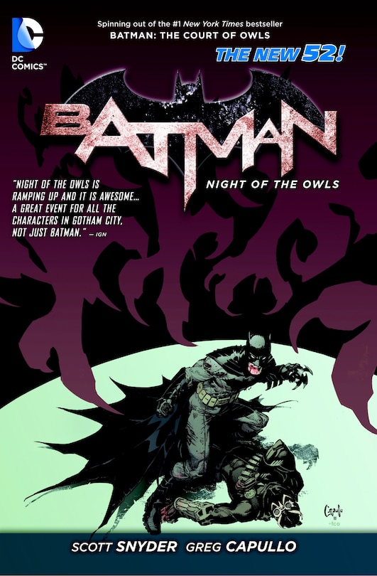 Front cover_Batman: Night Of The Owls (the New 52)