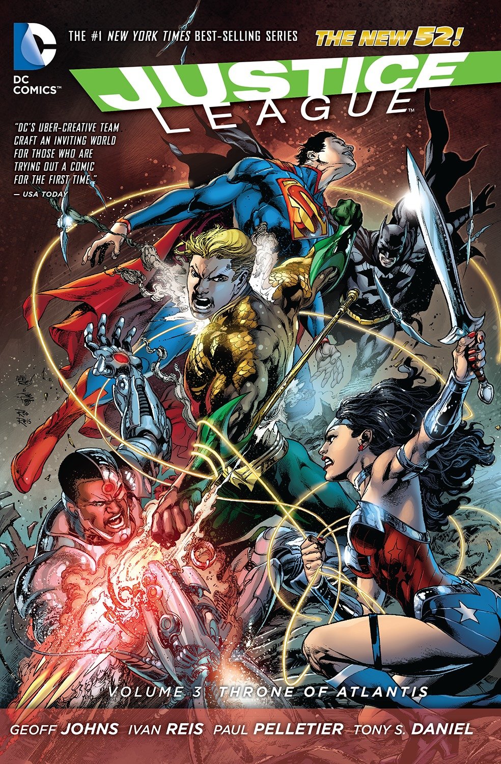 Couverture_Justice League Vol. 3: Throne Of Atlantis (the New 52)