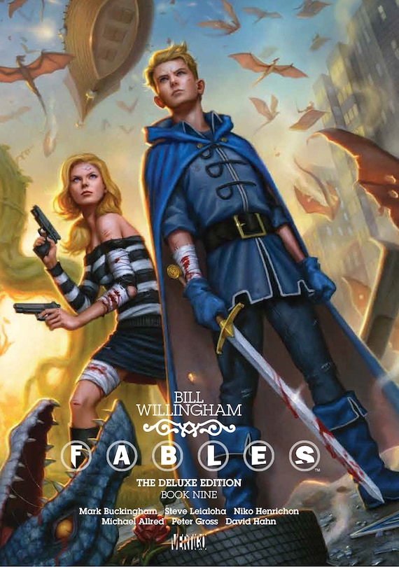 Front cover_Fables: The Deluxe Edition Book Nine