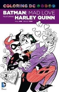 Front cover_Coloring Dc: Batman: Mad Love Featuring Harley Quinn