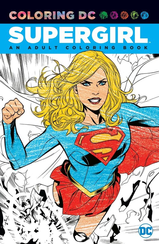 Couverture_Supergirl: An Adult Coloring Book