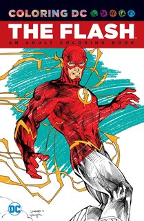 Front cover_The Flash: An Adult Coloring Book