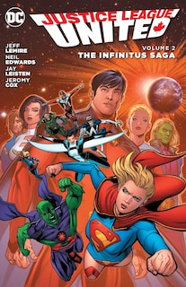 Front cover_Justice League United Vol. 2: The Infinitus Saga