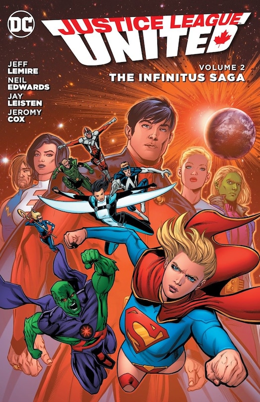 Front cover_Justice League United Vol. 2: The Infinitus Saga