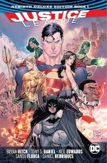 Couverture_Justice League: The Rebirth Deluxe Edition Book 1 (rebirth)