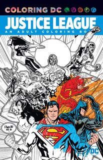 Couverture_Justice League: An Adult Coloring Book