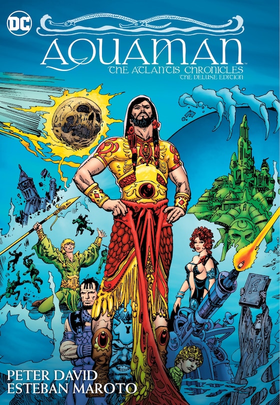 Front cover_Aquaman: The Atlantis Chronicles Deluxe Edition