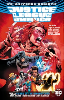 Front cover_Justice League Of America Vol. 2: Curse Of The Kingbutcher (rebirth)