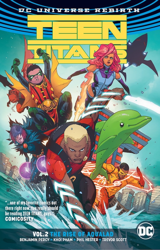 Front cover_Teen Titans Vol. 2: The Rise Of Aqualad (rebirth)