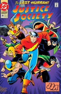 Front cover_Justice Society Of America: The Complete Series By Len Strazewski And Mike Parobeck