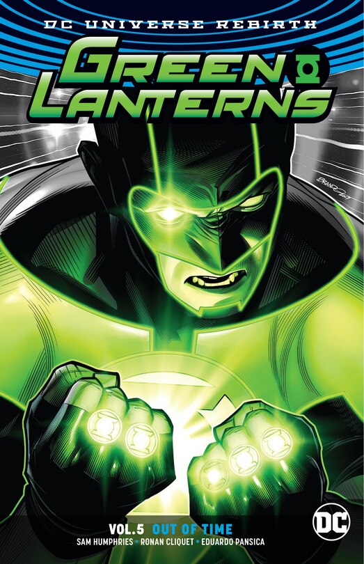 Front cover_Green Lanterns Vol. 5: Out Of Time (rebirth)
