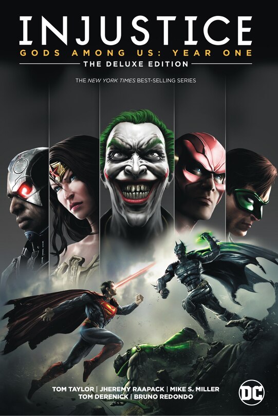 Front cover_Injustice: Gods Among Us: Year One: The Deluxe Edition