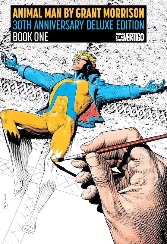 Front cover_Animal Man By Grant Morrison 30th Anniversary Deluxe Edition Book One