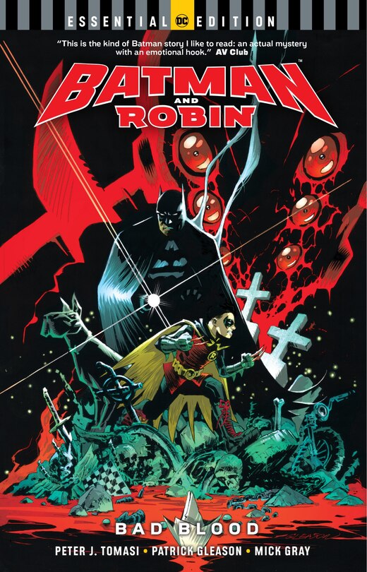 Front cover_Batman And Robin: Bad Blood (dc Essential Edition)