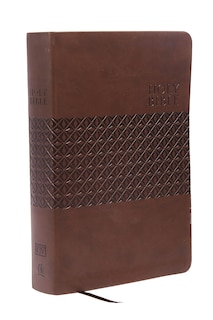 Front cover_Kjv Study Bible, Large Print, Leathersoft, Brown, Red Letter