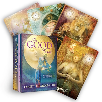 The Good Tarot: A 78-Card Modern Tarot Deck with The Four Elements - Air, Water, Earth, And Fire   for Suits  Inspirational Tarot Cards with Positive Affirmations