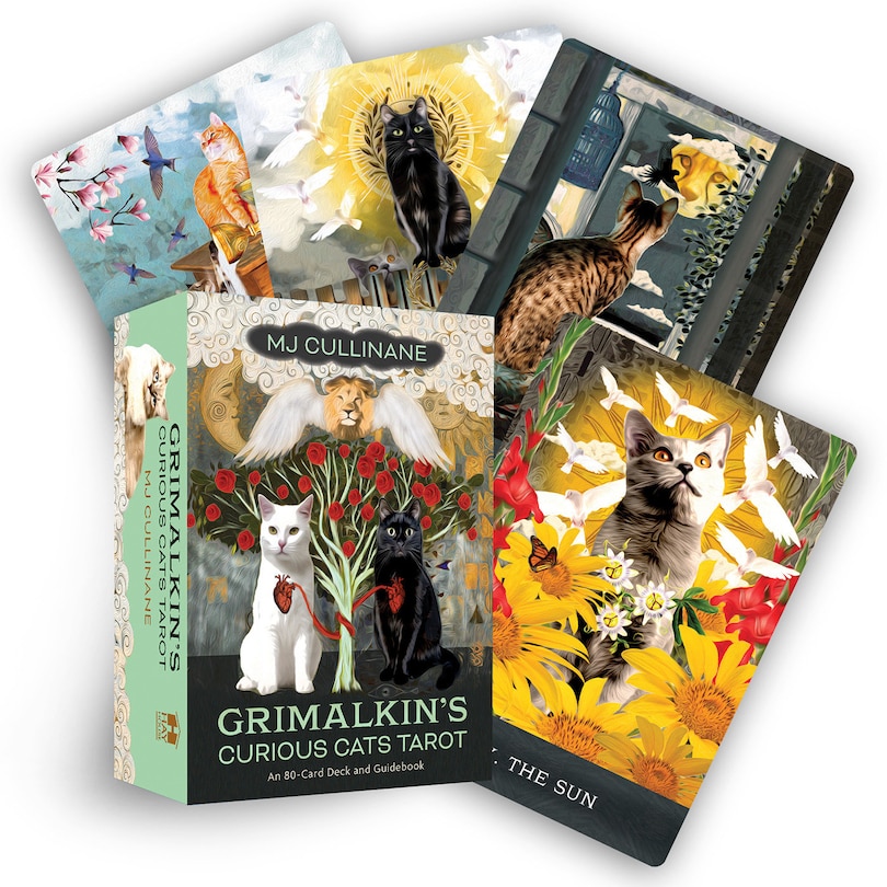 Front cover_Grimalkin's Curious Cats Tarot