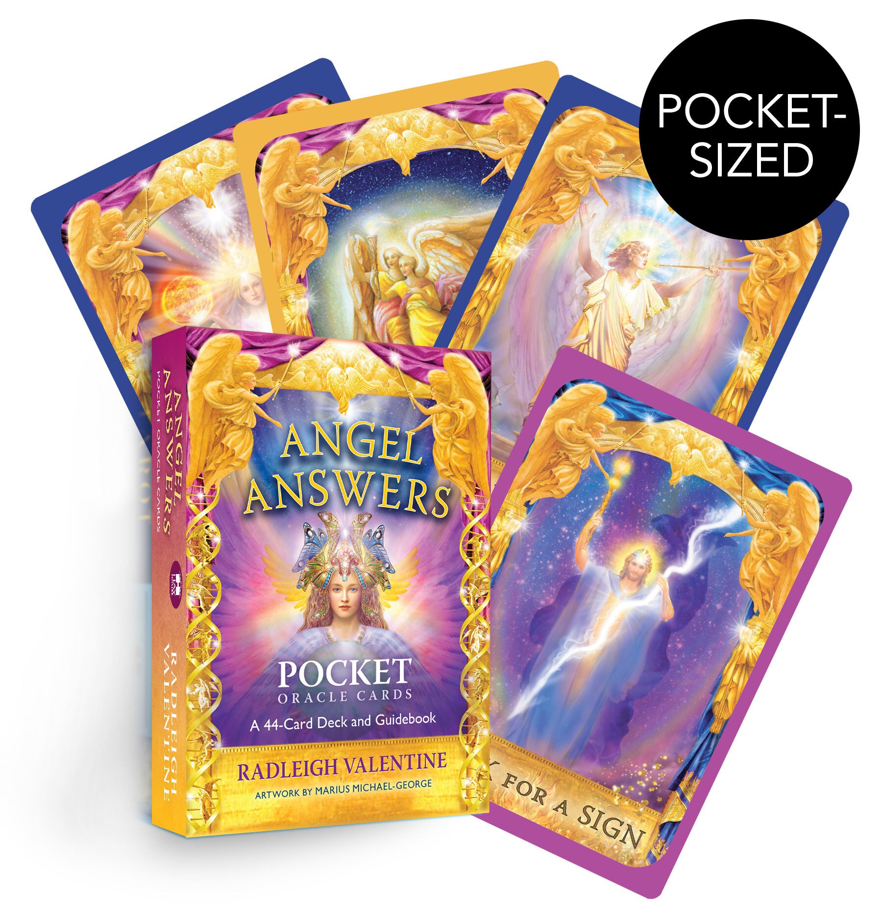 Angel Answers Pocket Oracle Cards: A 44-card Deck And Guidebook