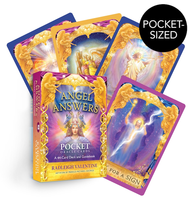 Front cover_Angel Answers Pocket Oracle Cards