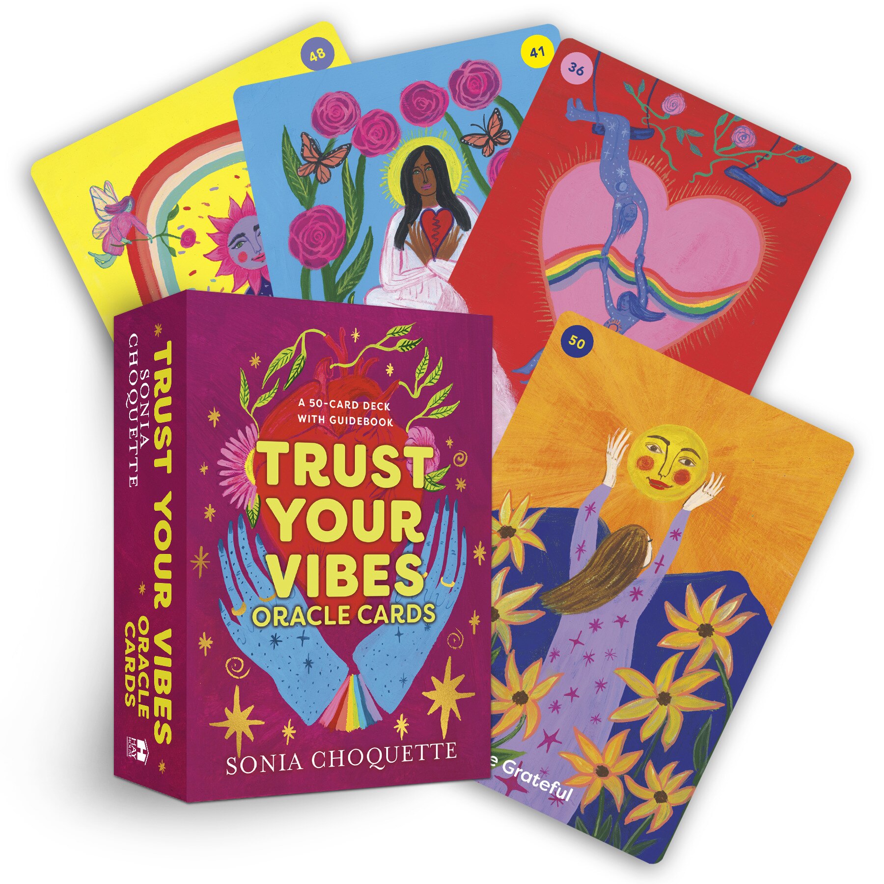 【絶版】Trust Your VIBES Oracle Cards Trust Your Vibes Oracle Cards: A 50-card Deck With Guidebook