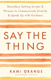 Front cover_Say the Thing