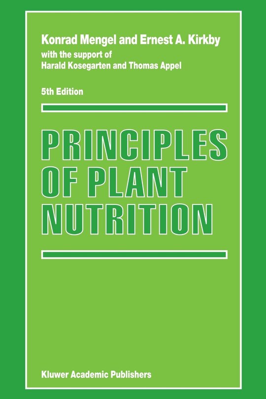 Couverture_Principles Of Plant Nutrition