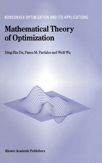 Front cover_Mathematical Theory Of Optimization