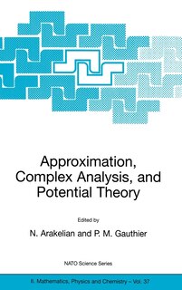 Couverture_Approximation, Complex Analysis, and Potential Theory